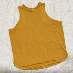Prana Mustard Yellow Women's Muscle Tee